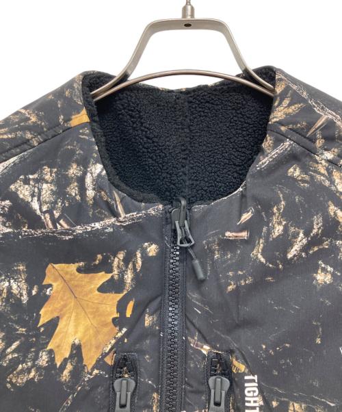 TIGHTBOOTH PRODUCTION（タイトブースプロダクション）TIGHTBOOTH PRODUCTION (タイトブースプロダクション) BULLET CAMO REVERSIBLE VEST ブラック サイズ:L 未使用品の古着・服飾アイテム