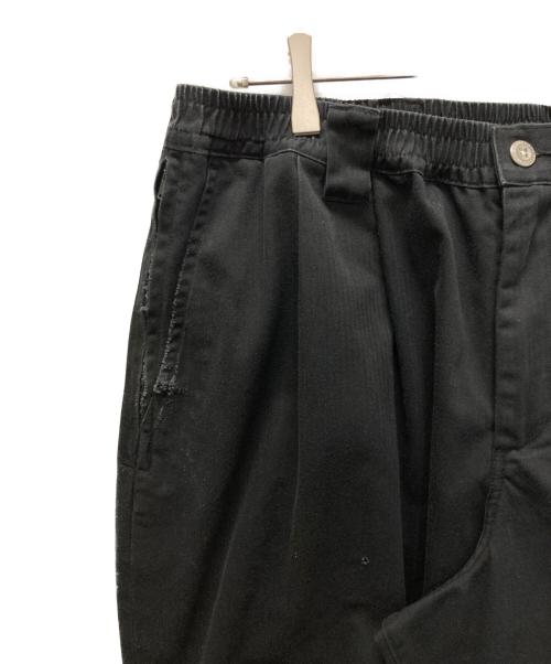 TIGHTBOOTH PRODUCTION（タイトブースプロダクション）TIGHTBOOTH PRODUCTION (タイトブースプロダクション) HERRINGBONE BALLOON PANTS ブラック サイズ:XLの古着・服飾アイテム