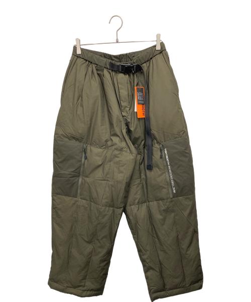 TIGHTBOOTH PRODUCTION（タイトブースプロダクション）TIGHTBOOTH PRODUCTION (タイトブースプロダクション) SIX PACK DOWN PANTS オリーブ サイズ:L 未使用品の古着・服飾アイテム