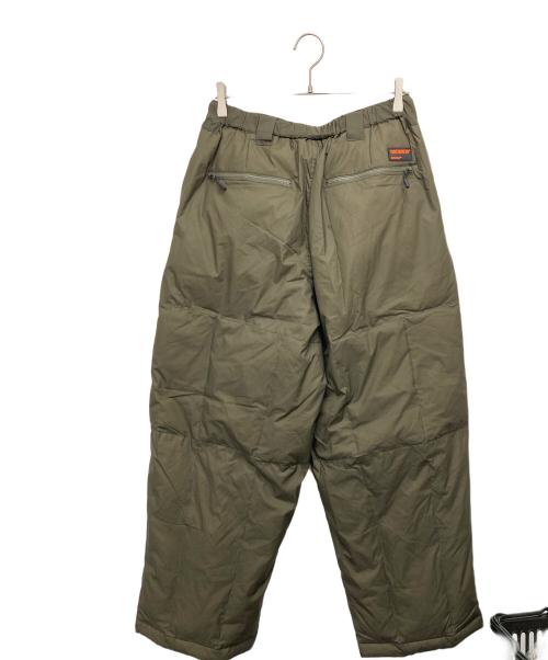 TIGHTBOOTH PRODUCTION（タイトブースプロダクション）TIGHTBOOTH PRODUCTION (タイトブースプロダクション) SIX PACK DOWN PANTS オリーブ サイズ:L 未使用品の古着・服飾アイテム