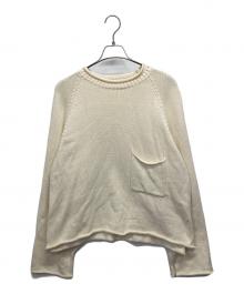 ANCELLM（アンセルム）の古着「SHORT LENGTH POCKET KNIT」｜ホワイト