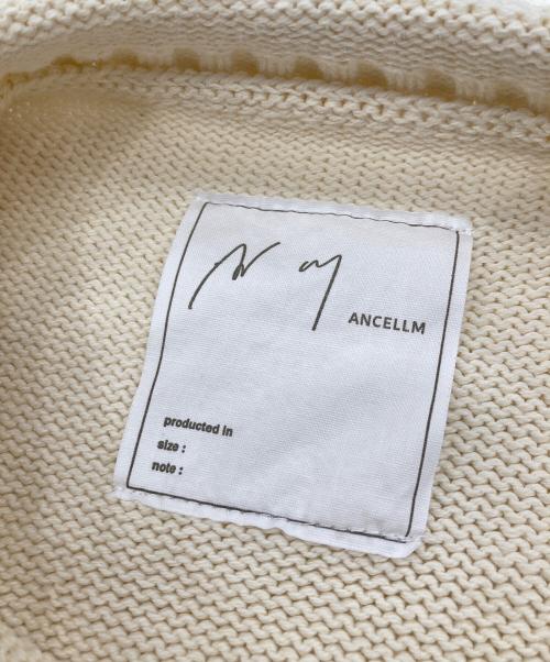 ANCELLM（アンセルム）ANCELLM (アンセルム) SHORT LENGTH POCKET KNIT ホワイト サイズ:2の古着・服飾アイテム