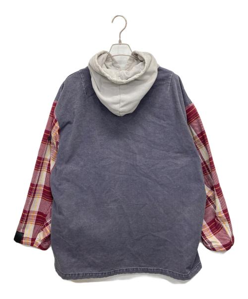 N.HOOLYWOOD（エヌ ハリウッド）N.HOOLYWOOD (エヌ ハリウッド) BIC MAC HOODED COVERAL ネイビー サイズ:38の古着・服飾アイテム