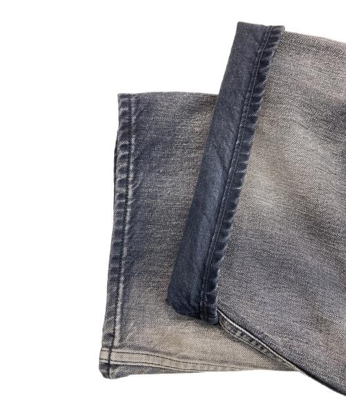 ANCELLM（アンセルム）ANCELLM (アンセルム) AGING WIDE SP DENIMU PANTS ブラック サイズ:2の古着・服飾アイテム