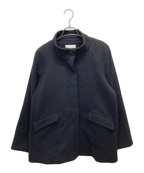 MAYSON GREY（メイソングレイ）MAYSON GREY (メイソングレイ) スタンドカラーショートコート ブラック サイズ:2の古着・服飾アイテム