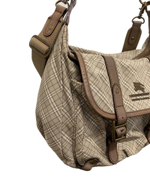 BURBERRY BLUE LABEL（バーバリーロンドンブルーレーベル）BURBERRY BLUE LABEL (バーバリーロンドンブルーレーベル) ノバチェック2WAYショルダーバッグ ベージュの古着・服飾アイテム