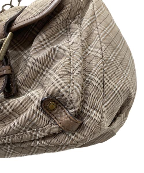 BURBERRY BLUE LABEL（バーバリーロンドンブルーレーベル）BURBERRY BLUE LABEL (バーバリーロンドンブルーレーベル) ノバチェック2WAYショルダーバッグ ベージュの古着・服飾アイテム