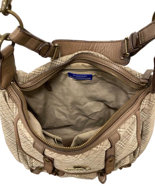 BURBERRY BLUE LABEL（バーバリーロンドンブルーレーベル）BURBERRY BLUE LABEL (バーバリーロンドンブルーレーベル) ノバチェック2WAYショルダーバッグ ベージュの古着・服飾アイテム