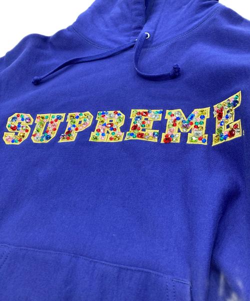 SUPREME（シュプリーム）Supreme (シュプリーム) Jewels Hooded Sweatshirt パープル サイズ:Sの古着・服飾アイテム