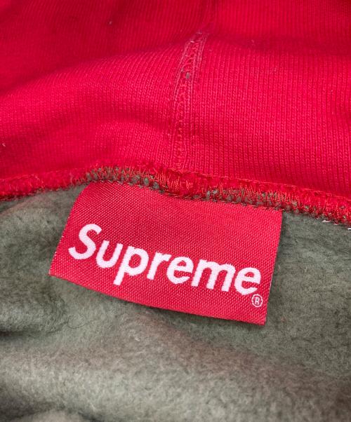 SUPREME（シュプリーム）Supreme (シュプリーム) Contrast Hooded Sweatshirt カーキ サイズ:Sの古着・服飾アイテム