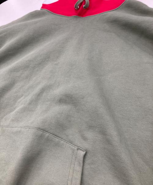 SUPREME（シュプリーム）Supreme (シュプリーム) Contrast Hooded Sweatshirt カーキ サイズ:Sの古着・服飾アイテム