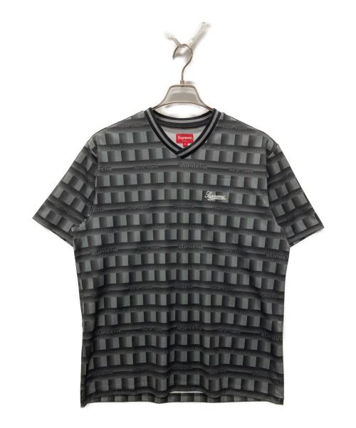 SUPREME（シュプリーム）SUPREME (シュプリーム) Grid Soccer Jersey グレー サイズ:Sの古着・服飾アイテム