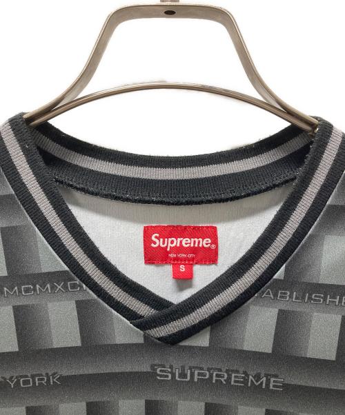 SUPREME（シュプリーム）SUPREME (シュプリーム) Grid Soccer Jersey グレー サイズ:Sの古着・服飾アイテム