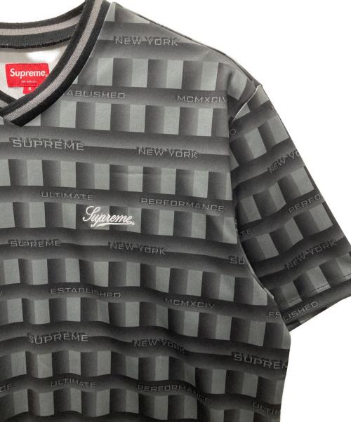 SUPREME（シュプリーム）SUPREME (シュプリーム) Grid Soccer Jersey グレー サイズ:Sの古着・服飾アイテム
