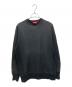 SUPREME（シュプリーム）の古着「王冠ロゴリバースウィーブ型スウェット」｜ブラック