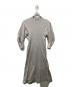 mame kurogouchi（マメクロゴウチ）の古着「Cotton Jersey Flared Dress」｜グレー