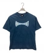 INDEPENDENTインディペンデント）の古着「90‘sプリントTシャツ」｜ネイビー