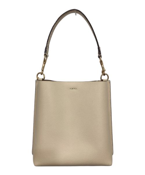 COACH（コーチ）COACH (コーチ) SIGNATURE MOLLIE BUCKET/2WAYバッグ アイボリーの古着・服飾アイテム