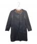 MARNI（マルニ）の古着「切替ノーカラーコート」｜グレー