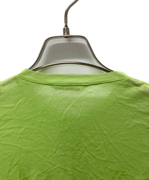 AURALEE（オーラリー）AURALEE (オーラリー) HARD TWIST COTTON GAUZE CARDIGAN 黄緑 サイズ:SIZE 0の古着・服飾アイテム