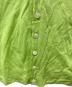中古・古着 AURALEE (オーラリー) HARD TWIST COTTON GAUZE CARDIGAN 黄緑 サイズ:SIZE 0：8000円
