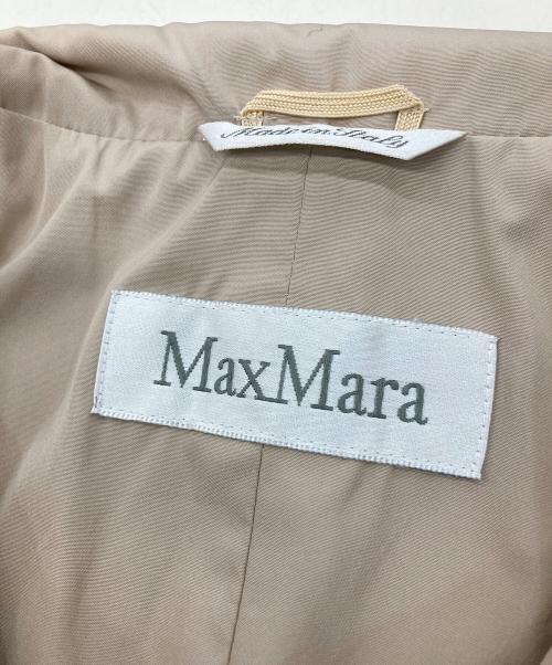MaxMara（マックスマーラ）MaxMara (マックスマーラ) 比翼中綿ジャケット ベージュ サイズ:38の古着・服飾アイテム