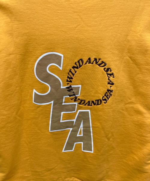 WIND AND SEA（ウィンダンシー）WIND AND SEA (ウィンダンシー) MLB (エムエルビー) クルーネックスウェット イエロー サイズ:Mの古着・服飾アイテム