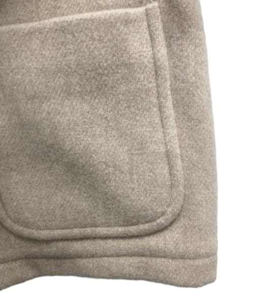 DANTON（ダントン）DANTON (ダントン) ウール ライト パイル カラーレス ジャケット ローベージュ サイズ:M(38)の古着・服飾アイテム