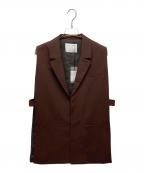 RIM.ARKリムアーク）の古着「Tailored vest」｜ブラウン