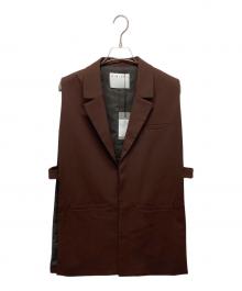 RIM.ARK（リムアーク）の古着「Tailored vest」｜ブラウン