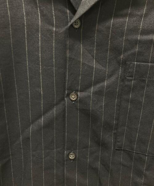 MARKA（マーカ）MARKA (マーカ) TUMBLED WOOL TROPICAL OPEN COLLAR SHIRT S/S/オープンカラーシャツ ネイビー サイズ:1の古着・服飾アイテム