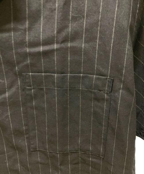 MARKA（マーカ）MARKA (マーカ) TUMBLED WOOL TROPICAL OPEN COLLAR SHIRT S/S/オープンカラーシャツ ネイビー サイズ:1の古着・服飾アイテム