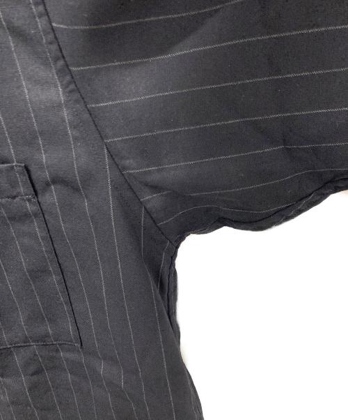 MARKA（マーカ）MARKA (マーカ) TUMBLED WOOL TROPICAL OPEN COLLAR SHIRT S/S/オープンカラーシャツ ネイビー サイズ:1の古着・服飾アイテム