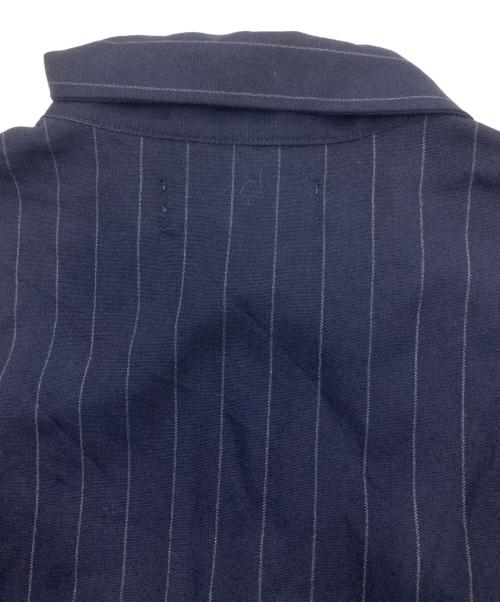 MARKA（マーカ）MARKA (マーカ) TUMBLED WOOL TROPICAL OPEN COLLAR SHIRT S/S/オープンカラーシャツ ネイビー サイズ:1の古着・服飾アイテム