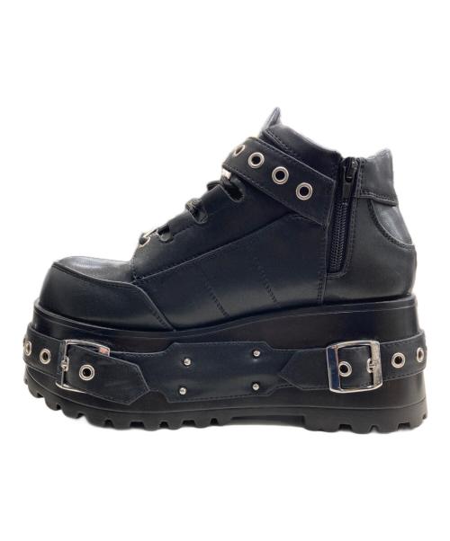 REFLEM（レフレム）REFLEM (レフレム) プラットフォームシューズ ブラック サイズ:24㎝の古着・服飾アイテム