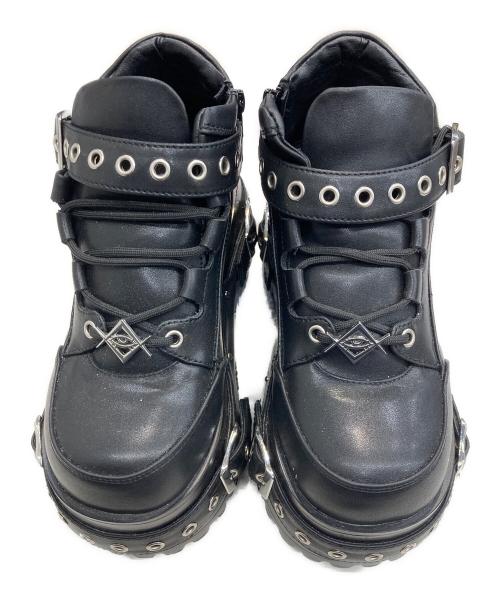 REFLEM（レフレム）REFLEM (レフレム) プラットフォームシューズ ブラック サイズ:24㎝の古着・服飾アイテム