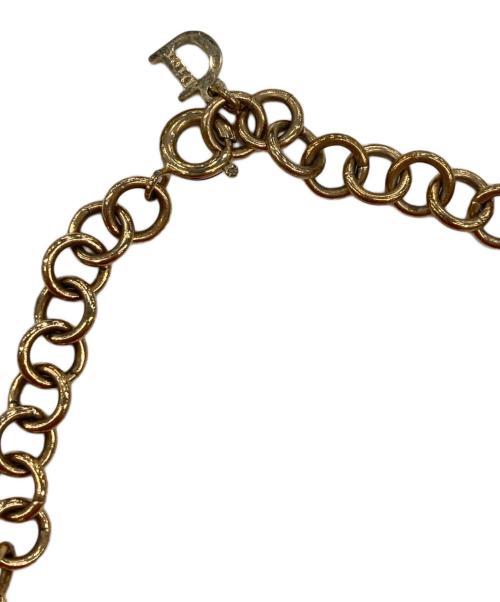 Christian Dior（クリスチャン ディオール）Christian Dior (クリスチャン ディオール) ハートロック＆鍵ネックレス ゴールドの古着・服飾アイテム