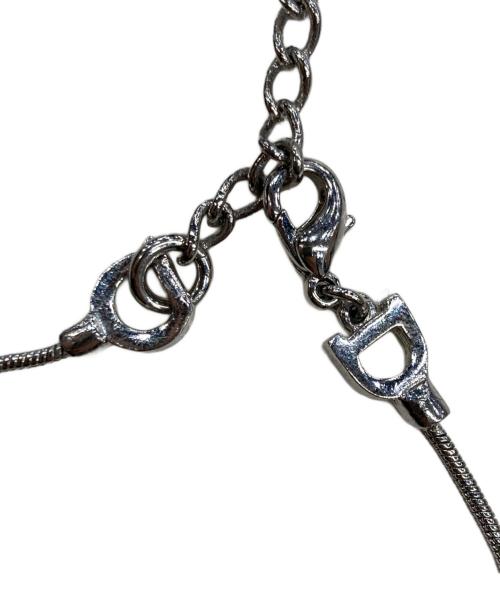 Christian Dior（クリスチャン ディオール）Christian Dior (クリスチャン ディオール) リボンモチーフブレスレット シルバーの古着・服飾アイテム