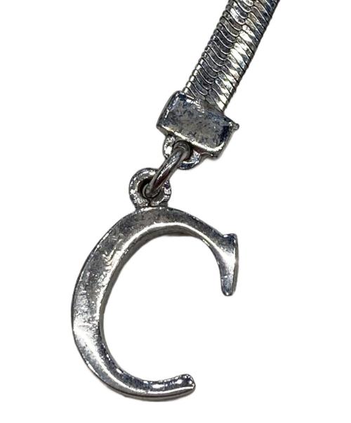 Christian Dior（クリスチャン ディオール）Christian Dior (クリスチャン ディオール) リボンモチーフチョーカー シルバーの古着・服飾アイテム