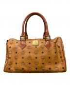 MCMエムシーエム）の古着「ボストンバッグ」｜ブラウン