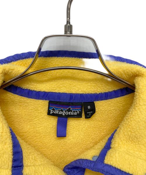 Patagonia（パタゴニア）Patagonia (パタゴニア) シンチラスナップT/フリースプルオーバー イエロー サイズ:SIZE 8の古着・服飾アイテム