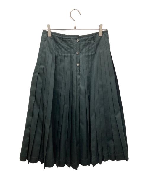 45R（フォーティファイブ・アール）45R (フォーティファイブ・アール) プリーツスカート ブラック サイズ:2の古着・服飾アイテム