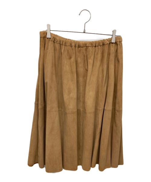 45R（フォーティファイブ・アール）45R (フォーティファイブ・アール) ゴートスウェードスカートの古着・服飾アイテム