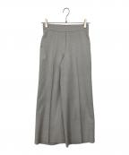 theory luxeセオリーリュクス）の古着「ウールサキソニーセミフレアパンツ」｜グレー