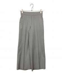 theory luxe（セオリーリュクス）の古着「ウールサキソニーセミフレアパンツ」｜グレー