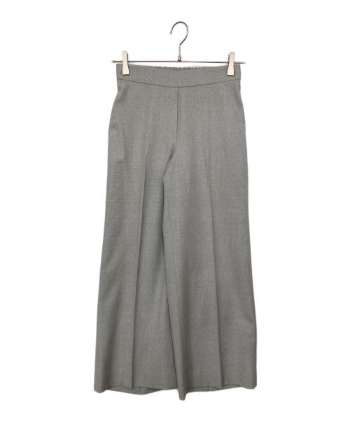 theory luxe（セオリーリュクス）theory luxe (セオリーリュクス) ウールサキソニーセミフレアパンツ グレー サイズ:34の古着・服飾アイテム