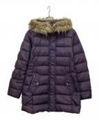 COACHコーチ）の古着「裏地シグネチャーダウンコート」｜パープル
