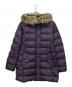 COACH（コーチ）の古着「裏地シグネチャーダウンコート」｜パープル