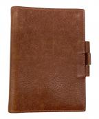 HERMESエルメス）の古着「アジェンダGM 手帳カバー」｜ブラウン