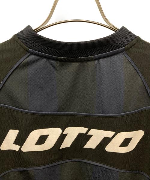 LOTTO（ロット）LOTTO (ロット) Stripes For Creative (ストライプ フォー クリエイティブ) SFC LOTTO GAME SHIRTS2/ゲームシャツ ネイビー サイズ:Lの古着・服飾アイテム